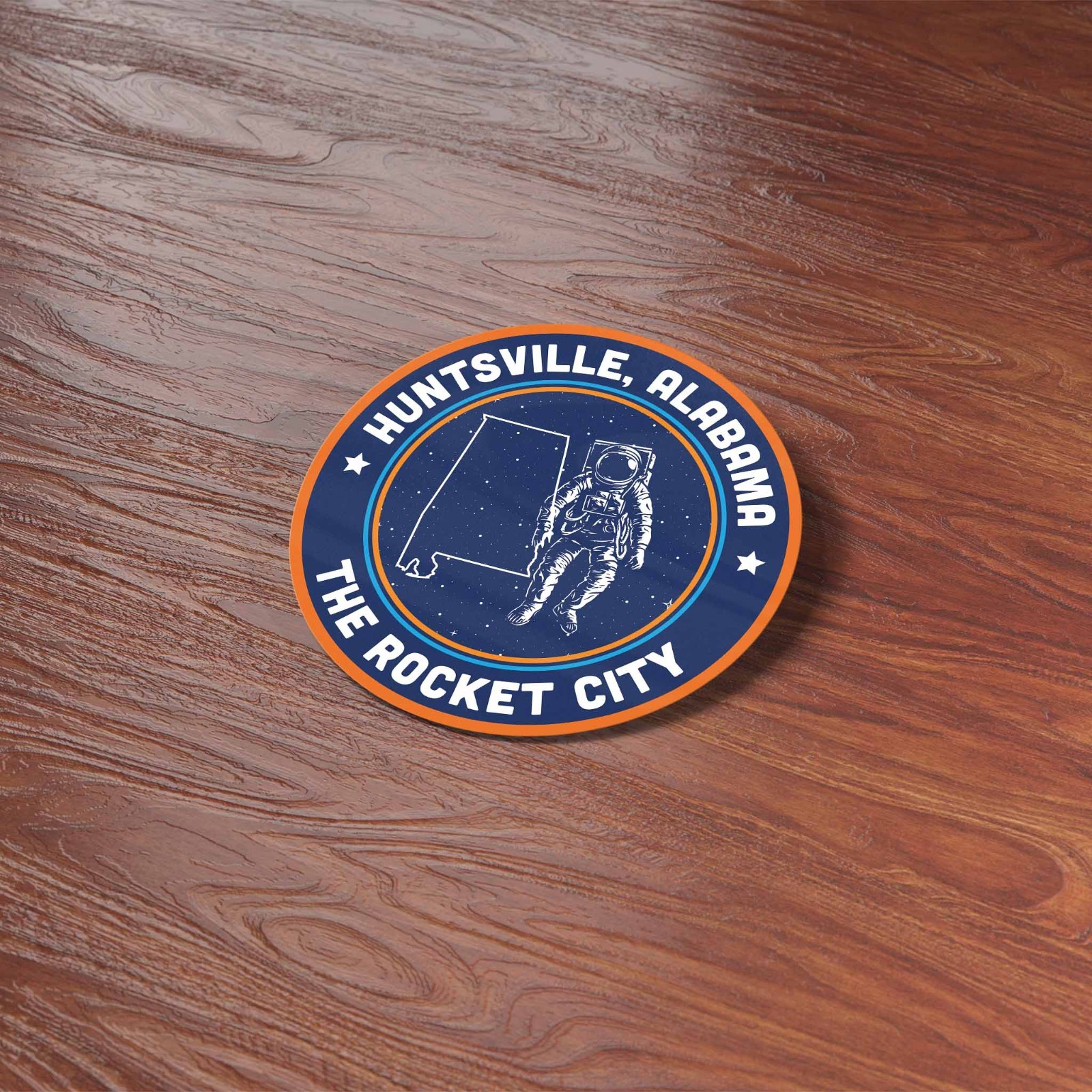 Rocket City Huntsville Alabama Sticker – Cool Southern Decal for Laptop