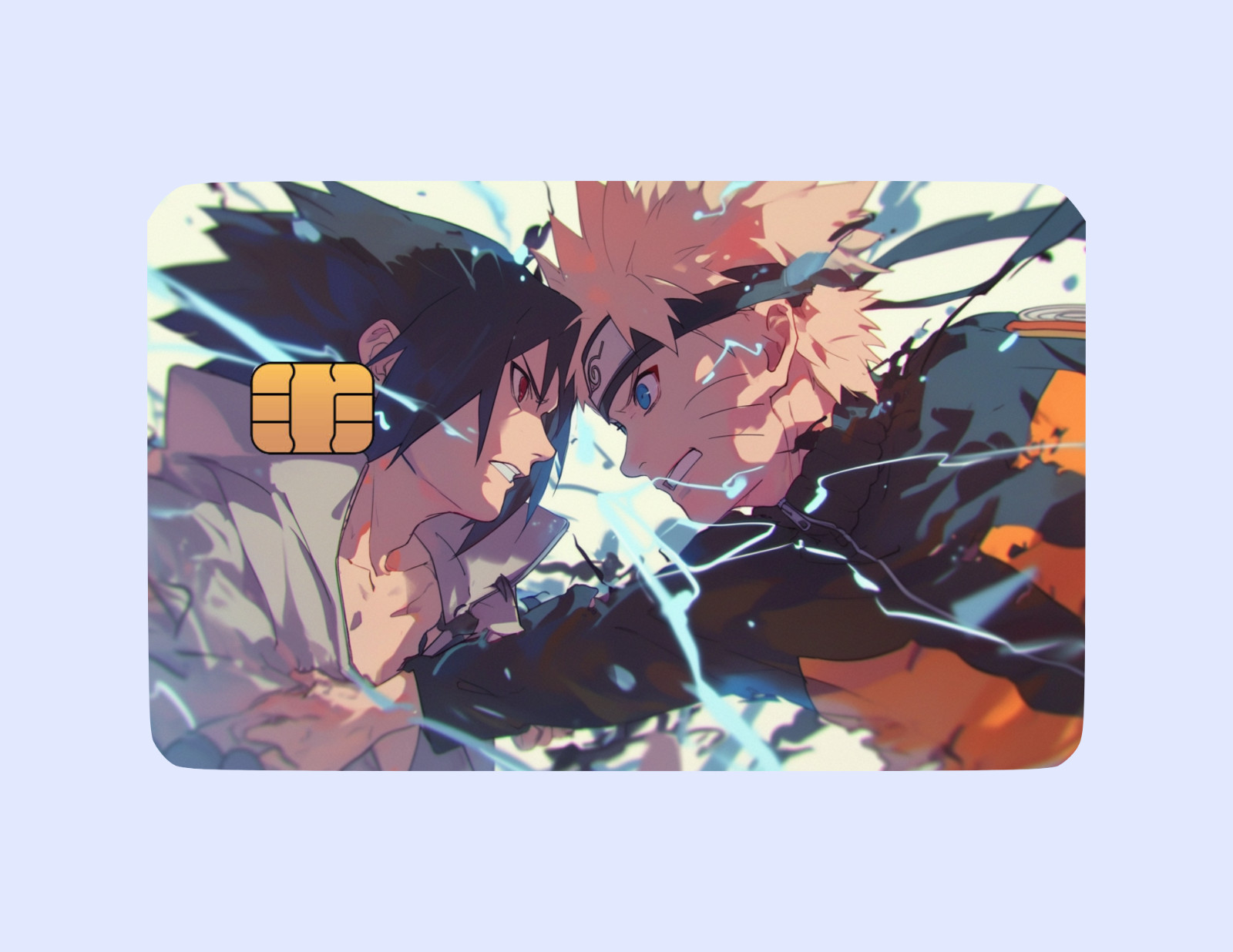 Naruto Themed Credit Card Skins (2 Pack) – Anime-Inspired Debit/Credit