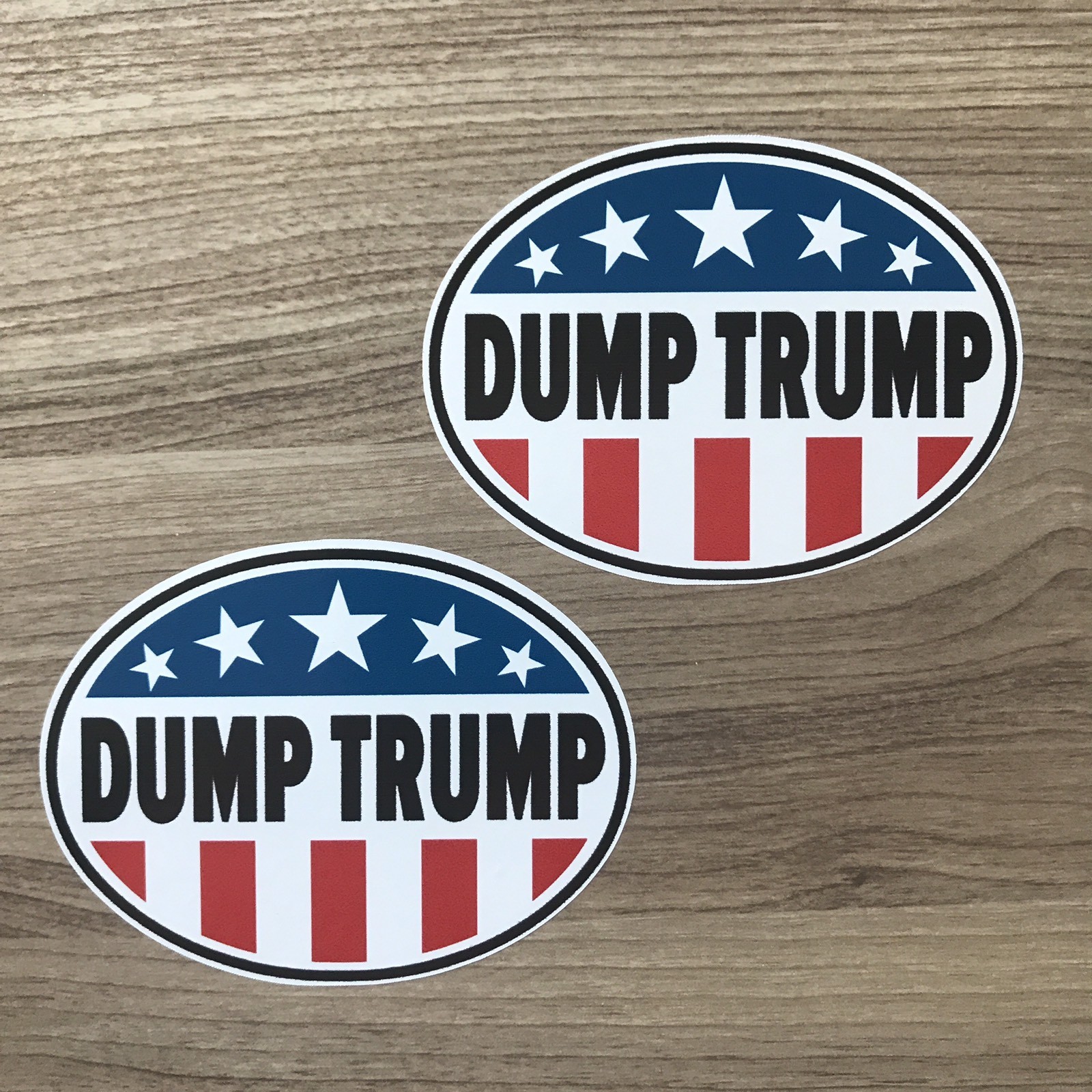 Dump Trump Donald Trump 4″ Wide Vinyl Sticker – BOGO
