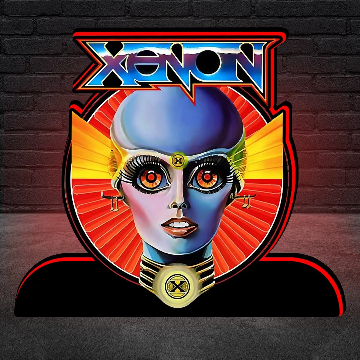 Xenon Pinball Topper LED Lightbox 3D Printed Game Lightbox