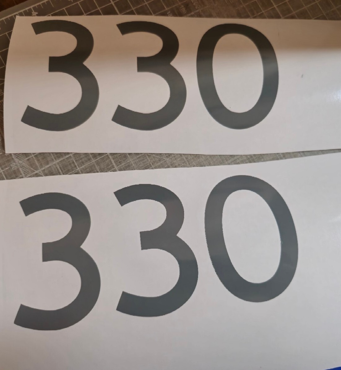 TWO Custom Mailbox Address Street Numbers Vinyl Decal House Business Door 3.0