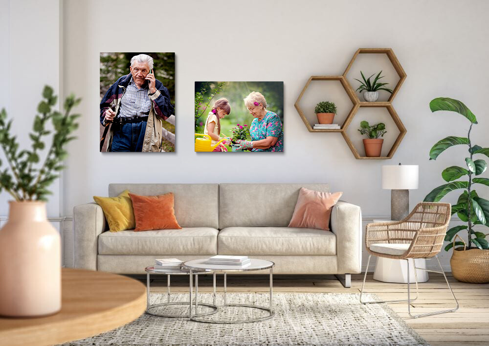 Custom Canvas Printing HD Print Your own Photo on Canvas Framed 1.25″ Thickness