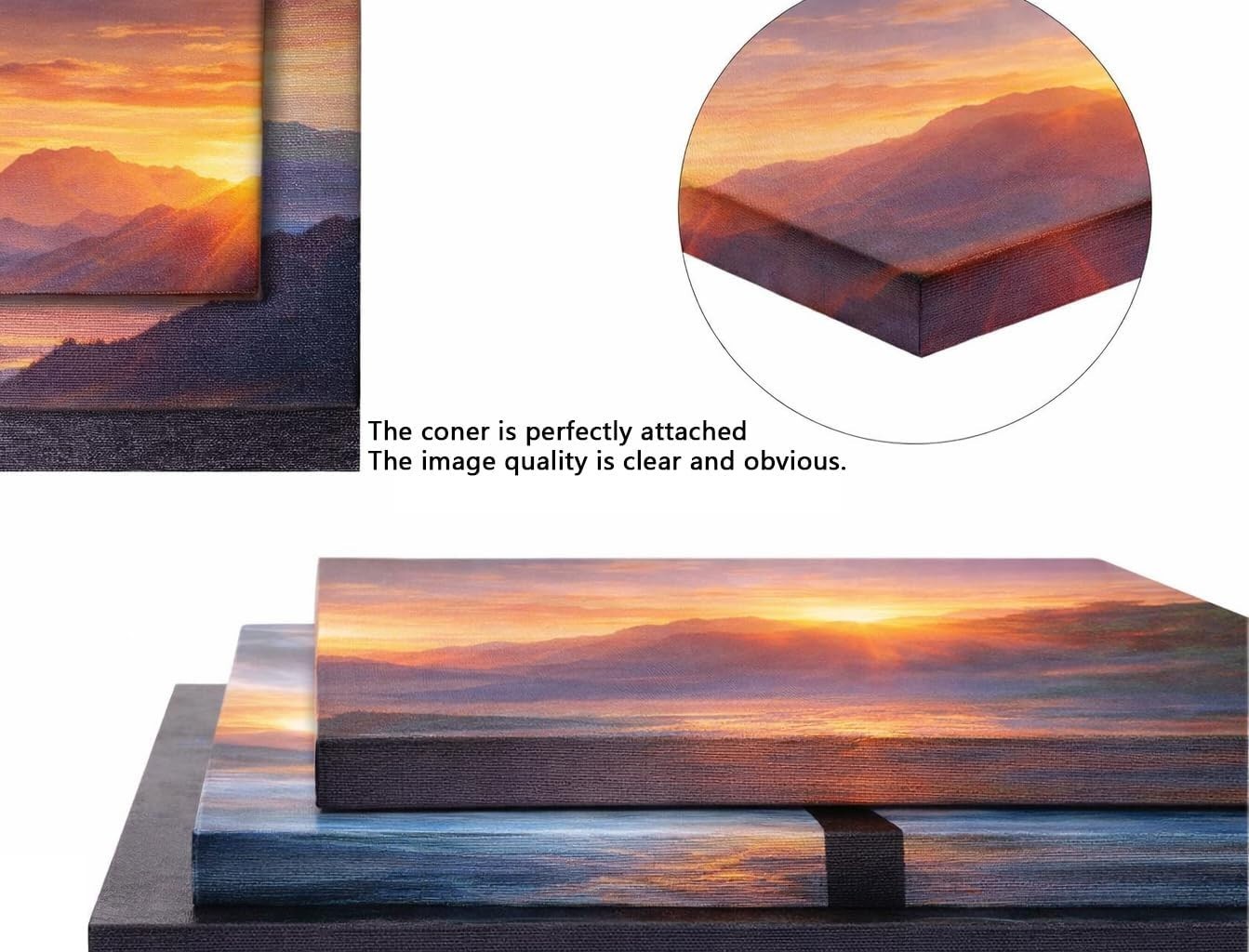 Custom Canvas Printing HD Print Photo Picture on Canvas Art Framed-Made in USA