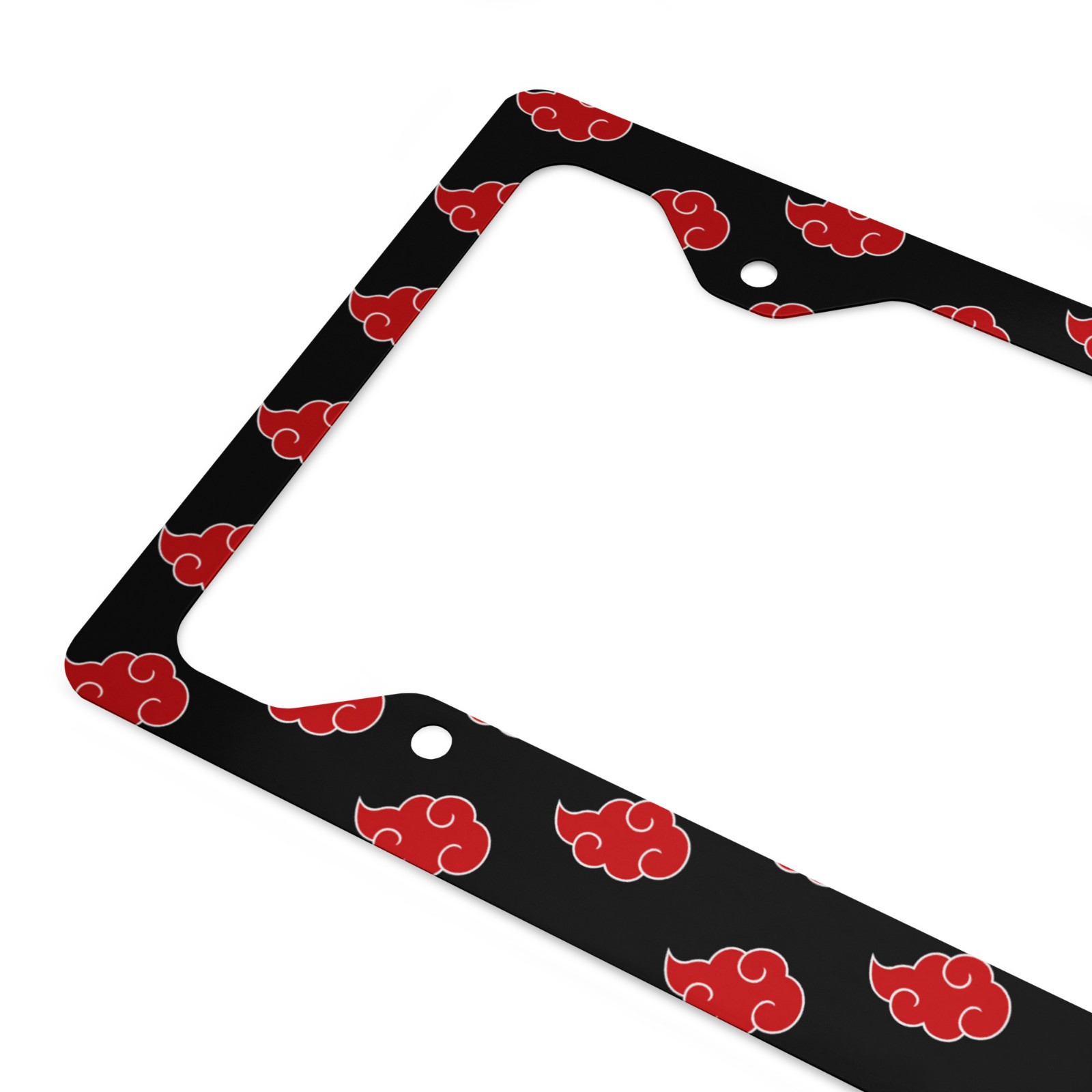 Red Cloud Anime Metal License Plate naruto license plate Akatsuke