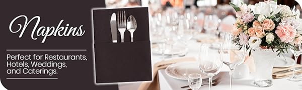 Gold Cloth Napkins – 300 Pack of 20” Large Dinner Table Linen – Easy Care and