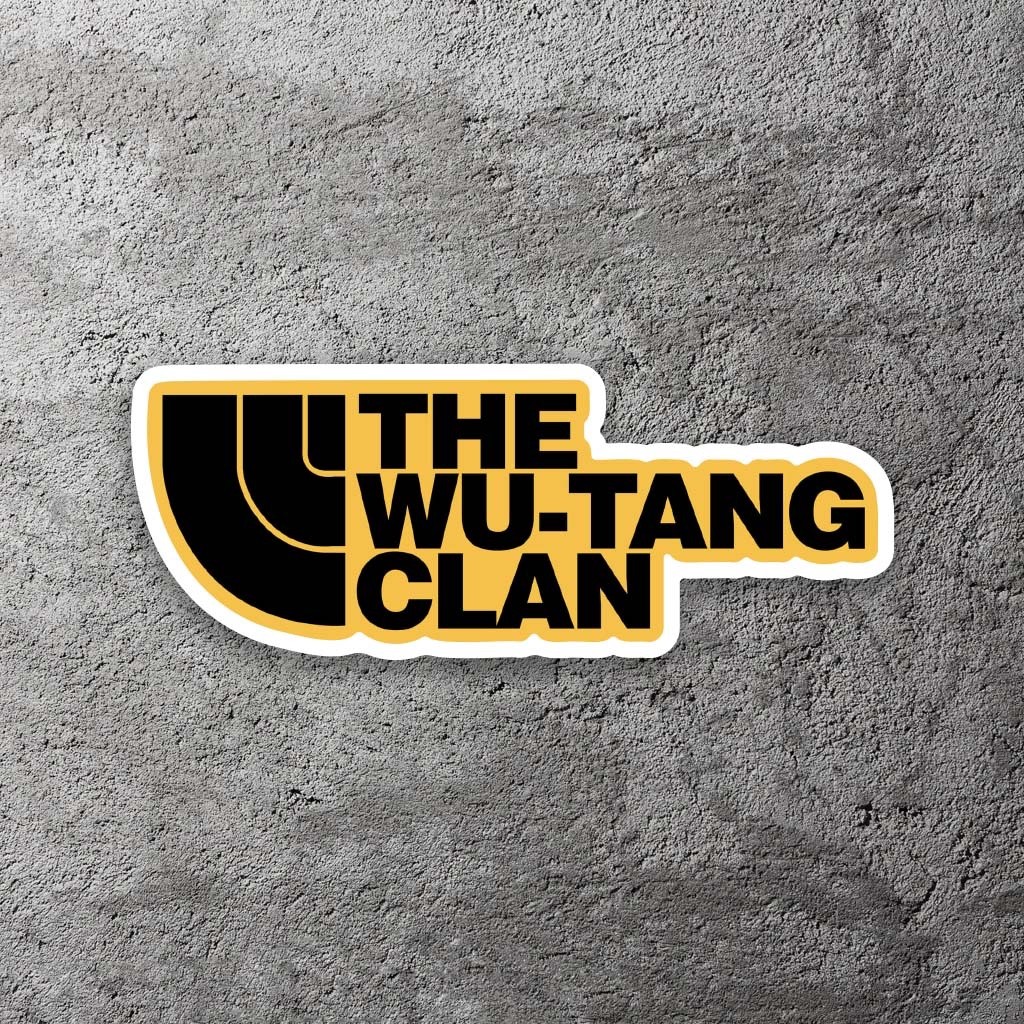 Wu-Tang Clan Vinyl Sticker 4″ Wide – Includes Two Stickers