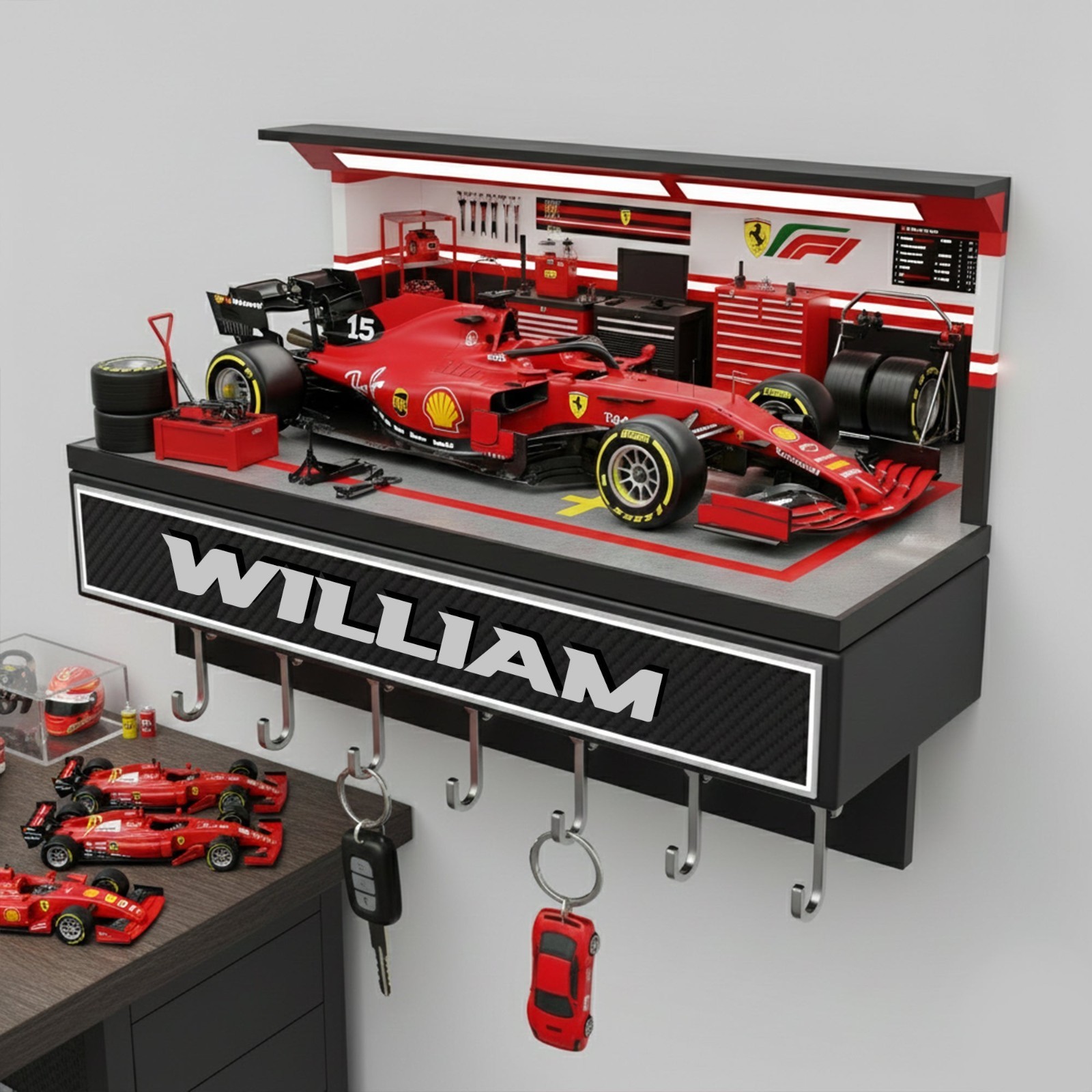 High-Speed Racing Car Key Hanger – Personalized Gift For Racing Lovers