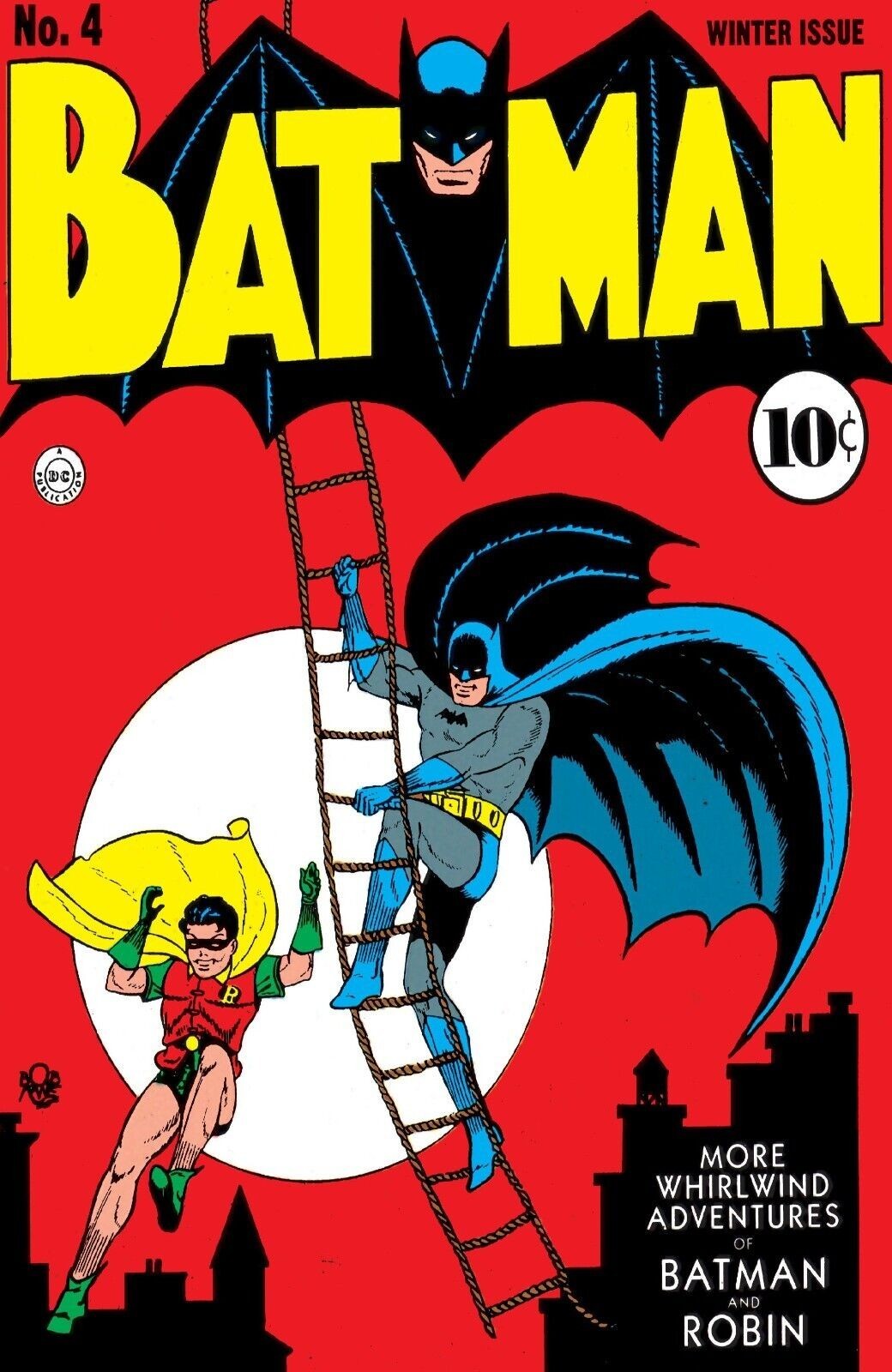 BATMAN #4 COMIC BOOK COVER Poster print 11″x17″ inches home art wall decor