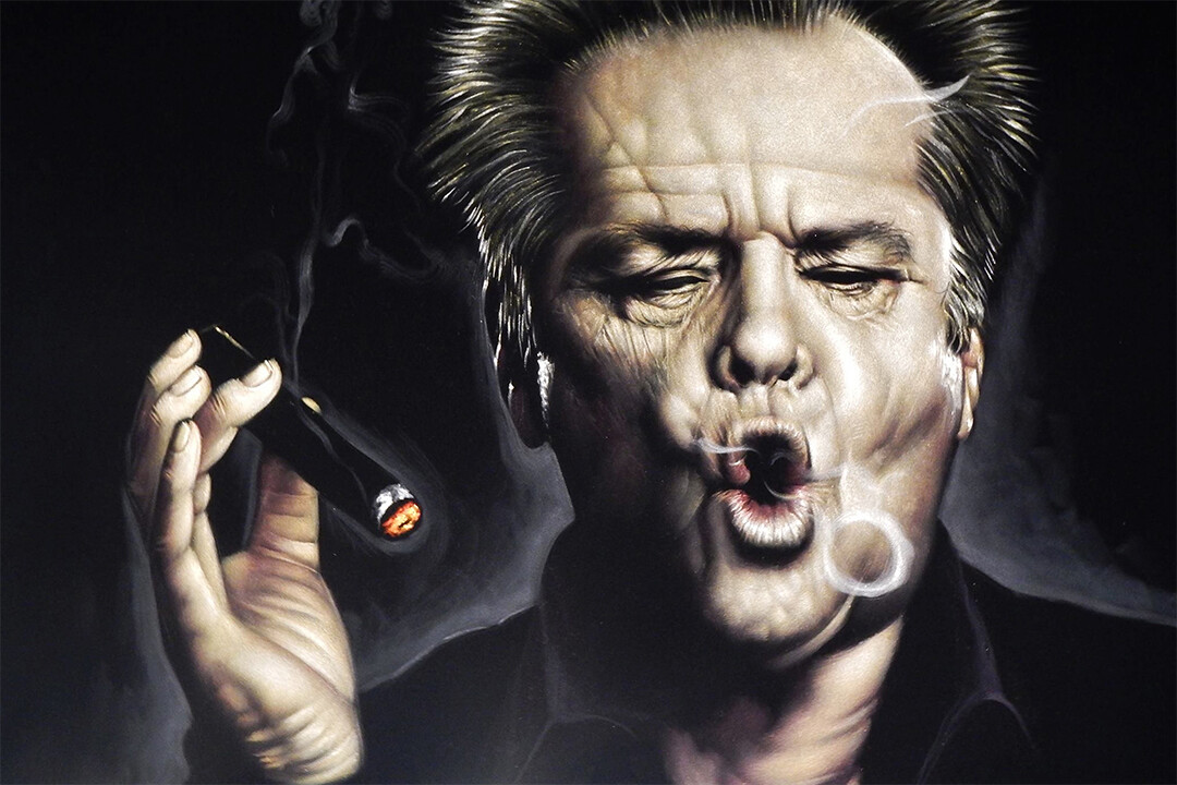 Jack Nicholson Smoking Days Art Wall Indoor Room – POSTER 20×30