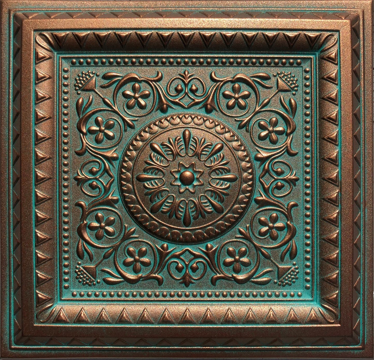 BEST SELLER, Glue Up 20″ x 20″, Decorative, Foam, MAGIC Copper Patina