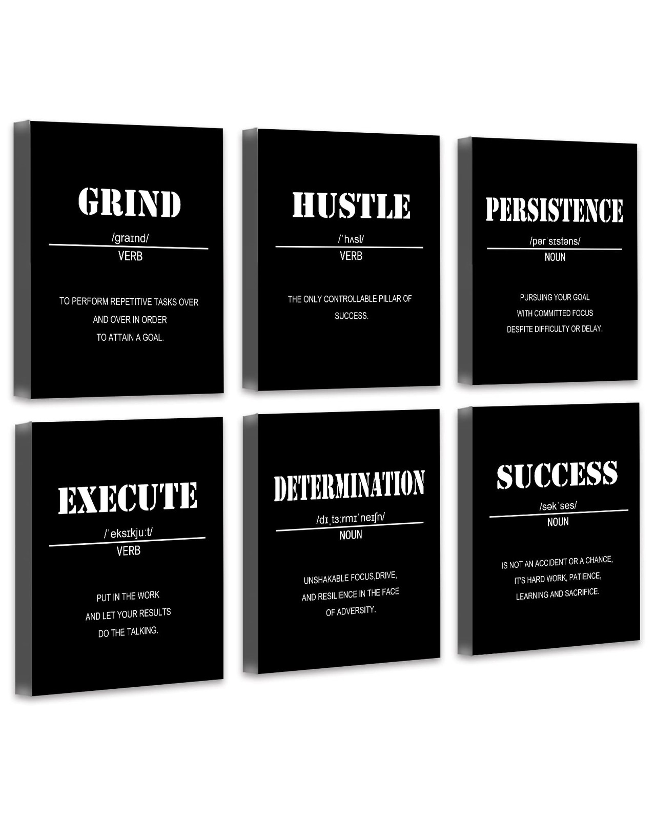 Inspirational Office Wall Art – Motivational Quotes for Living Room – Encoura…