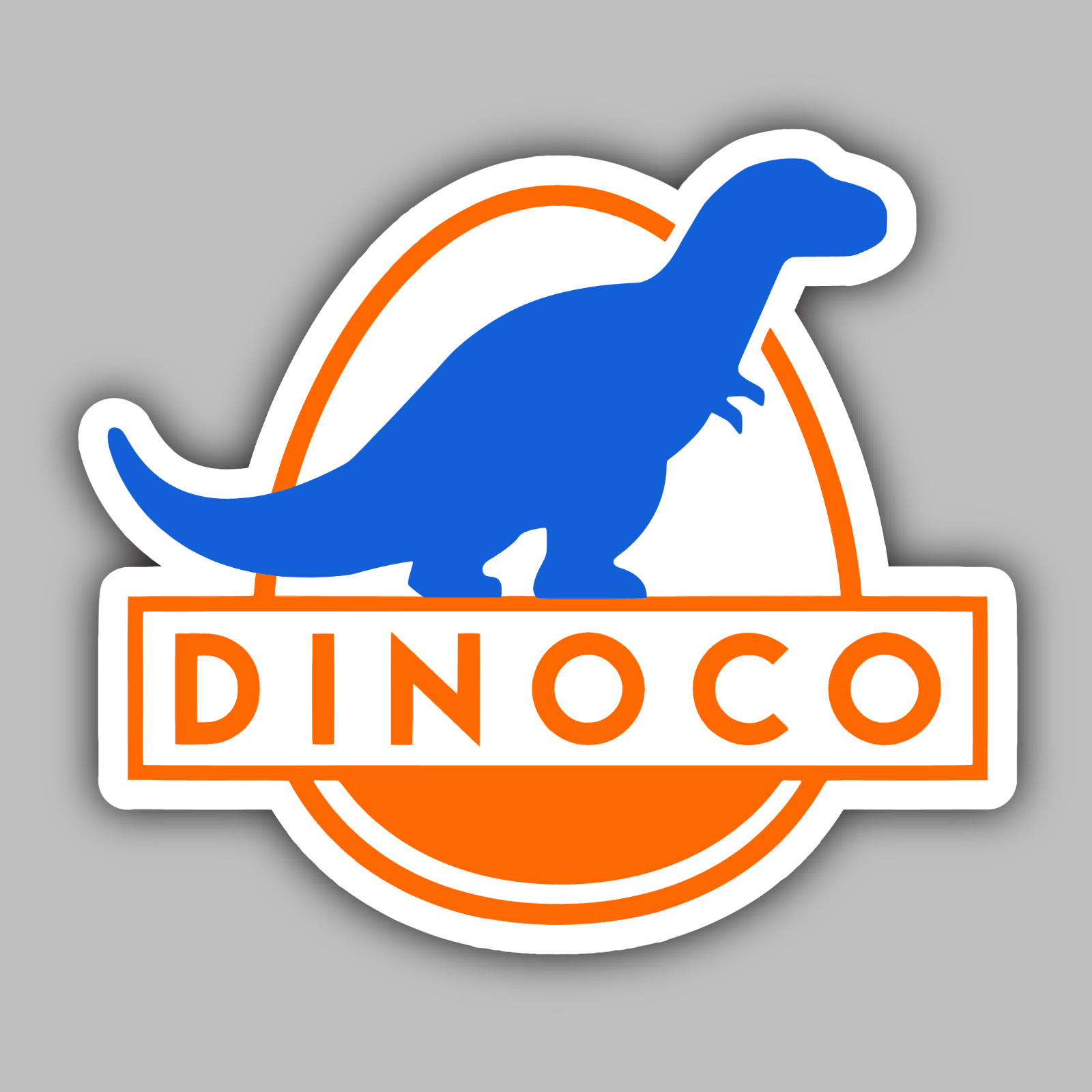 Dinoco Vinyl Sticker/Decal – Cartoon Cars – The King – McQueen – Mater – Sally