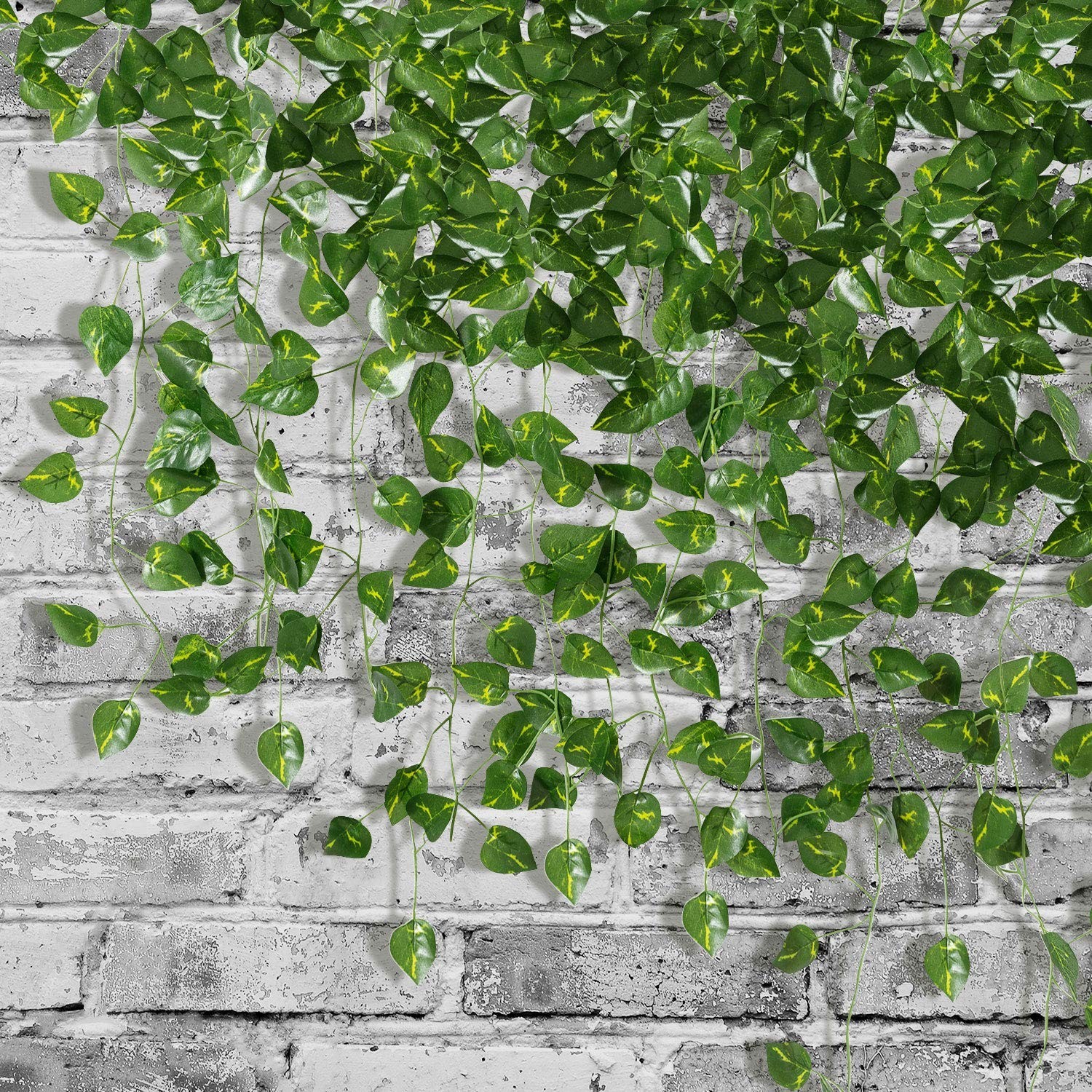 Artificial Garland Money Plant Leaf Creeper Greenery Bail Length 6 Feet |Pack 12