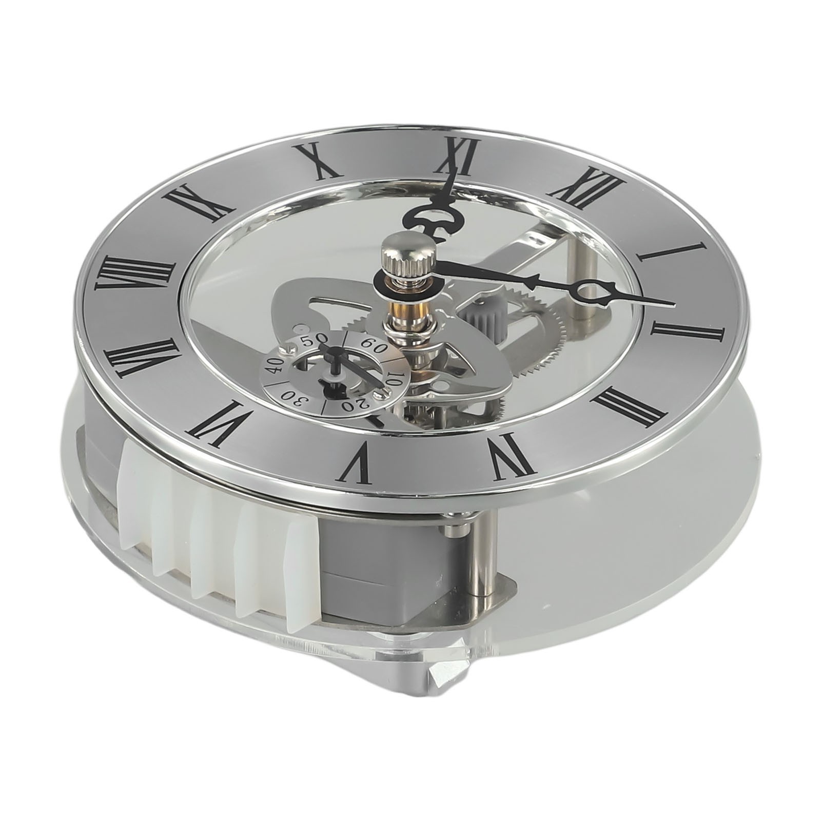 9) DIY Clock Repair Kit 86mm Roman Numeral Clock Insert Quartz Movement