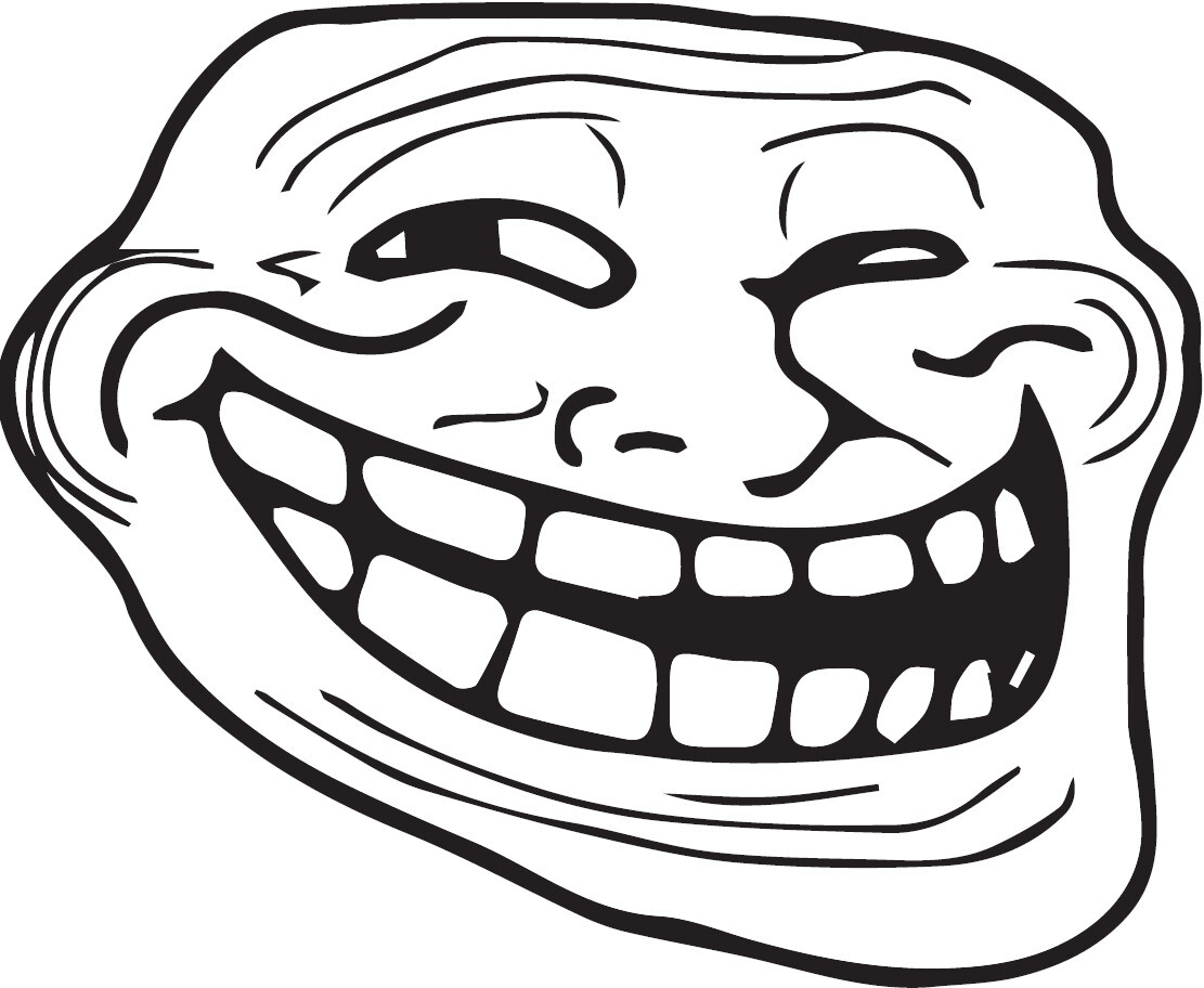 Troll Face Sticker Meme Vinyl Waterproof US SELLER/USA MADE
