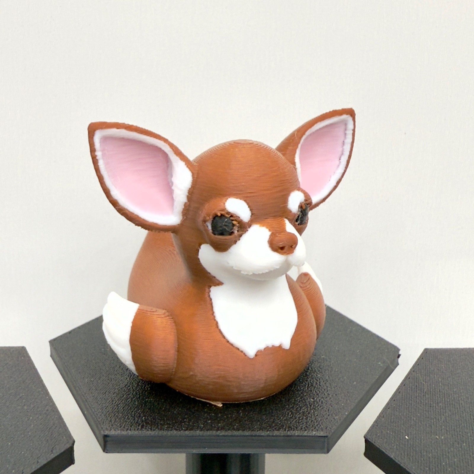 Chihuahua Duck | White Black Tan Brown Mix | Jeep Duck | Cruise Décor | 3D Print