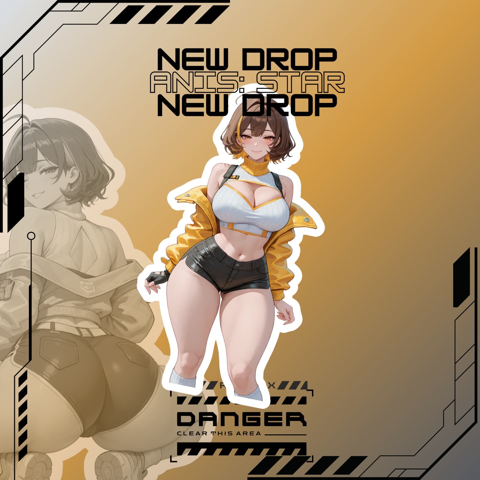 Anis: Star | Nikke | Anime Girl Waifu Sticker Decal