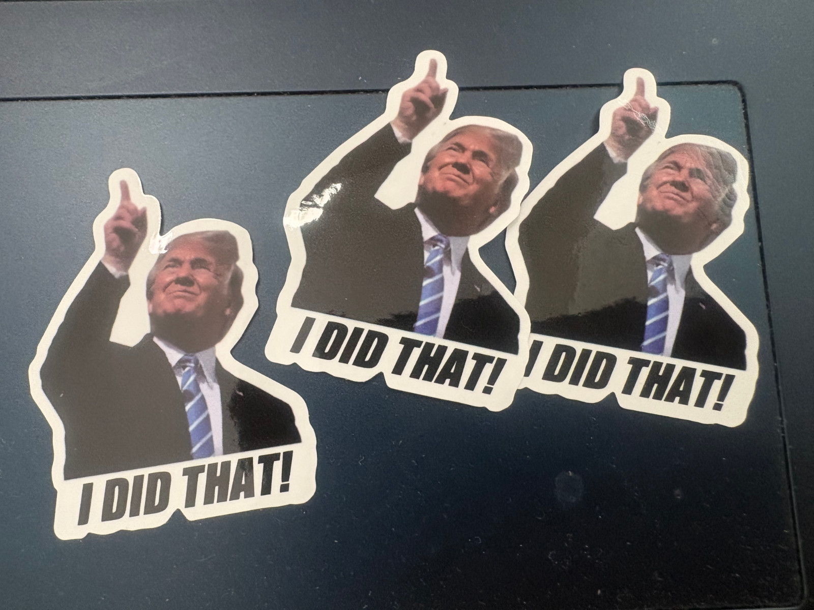 Donald Trump “I DID THAT!” Stickers – 10pc – Decals Car Gas Pump Station 2.5”x2”