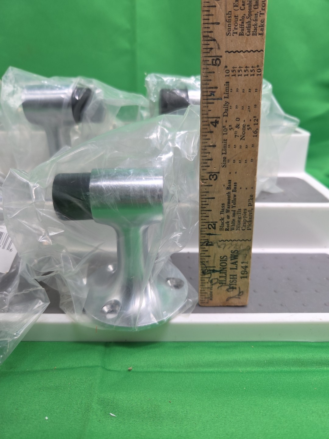 5 Pieces New IVES 448 B26D Aluminum Bumper Door Stop Satin Finish