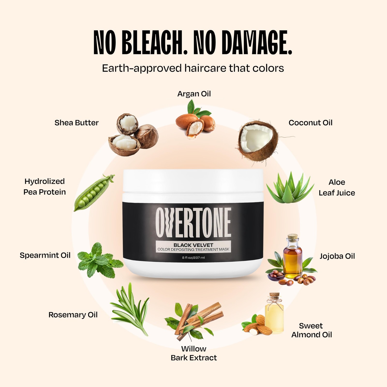 Overtone Color Depositing Semi-Permanent Hair Dye Conditioner – 8 o… Fast Ship