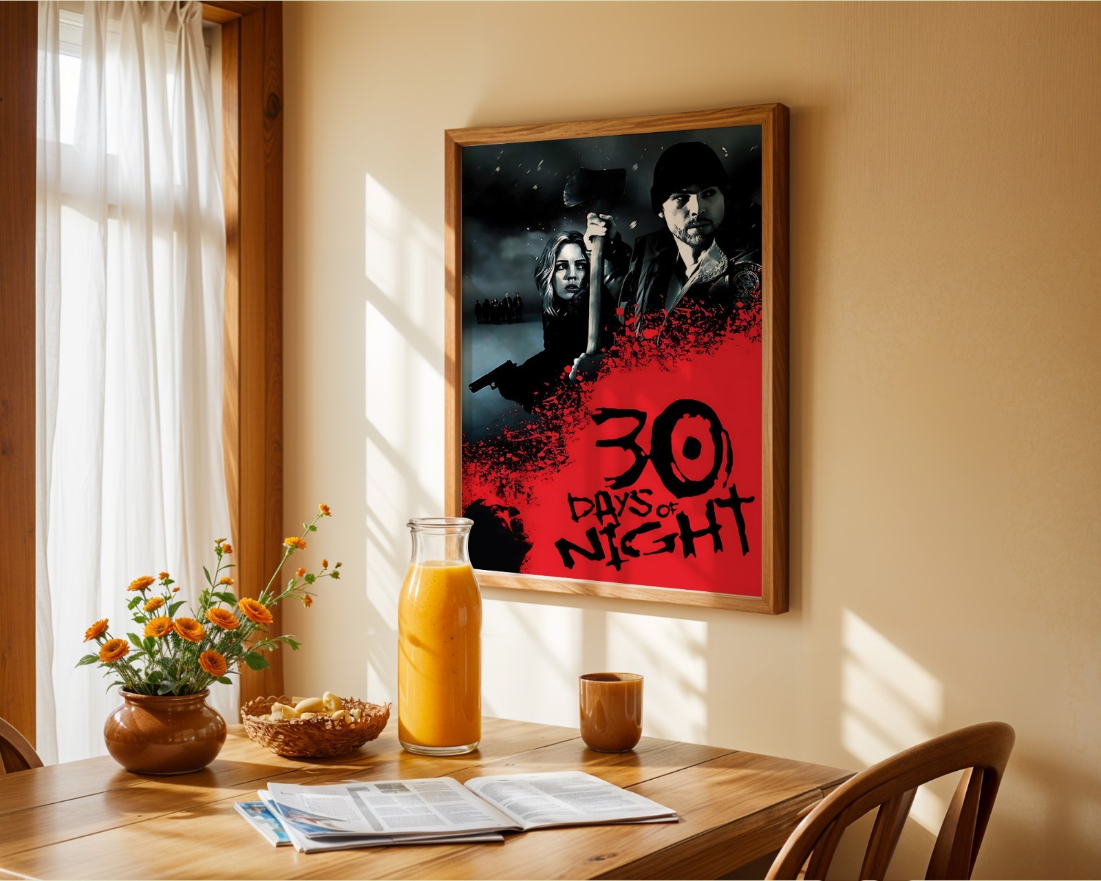 30 Days of Night (2007) Movie Poster Wall Art Print