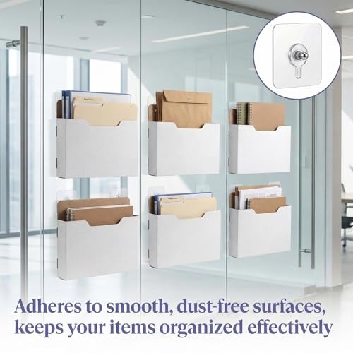 Pack Wall Mount File Holder, Mail File Organizer, Mail Paper Orgnization 6