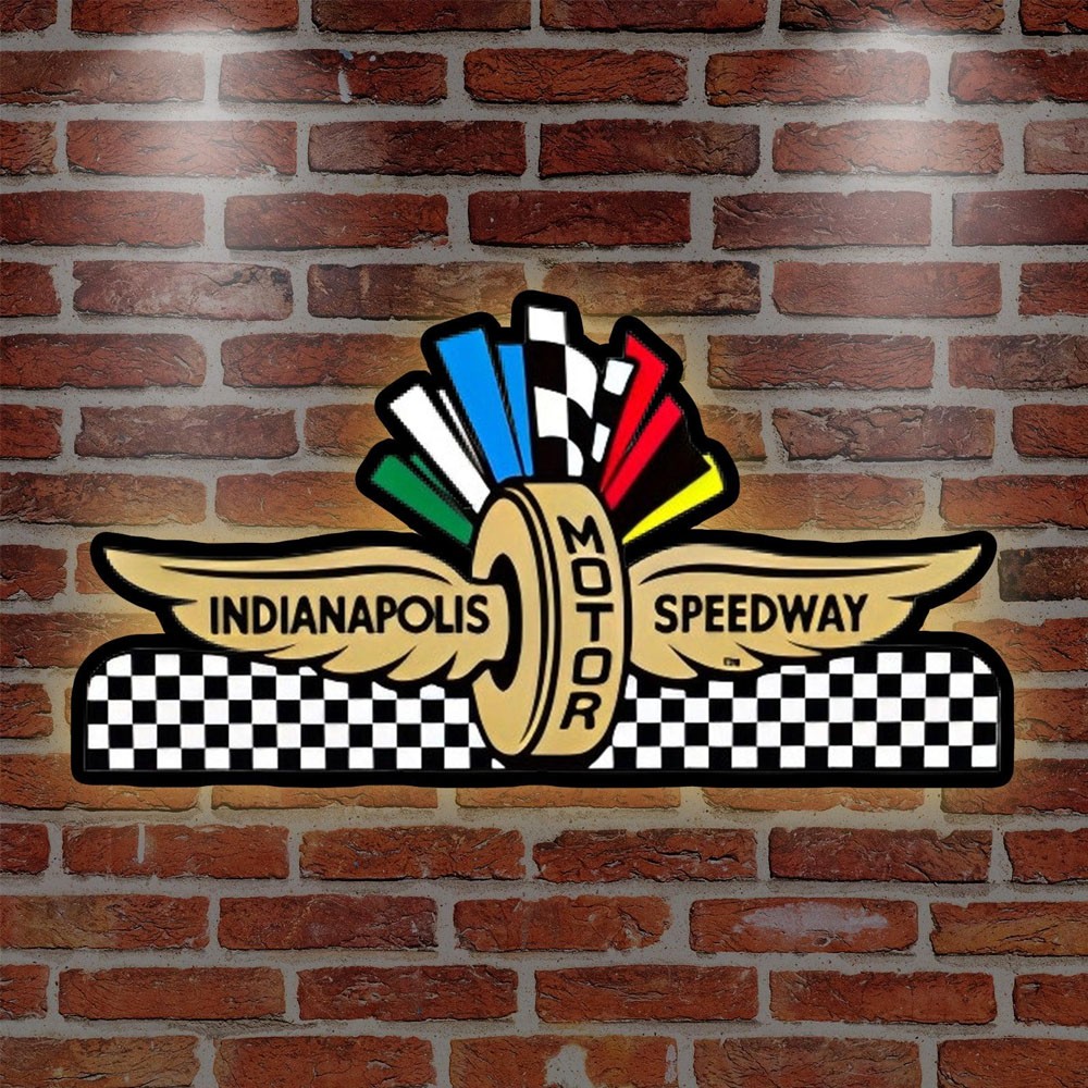 Indy 500 Pinball Topper Indianapolis Motor Speedway 3D Led Printed Lightbox