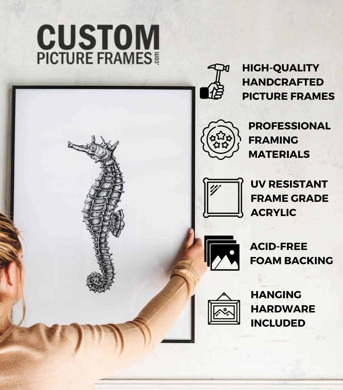 11×22 Frame White With White Picture Mat For 11×22 Photo – White 13×24 Frame To