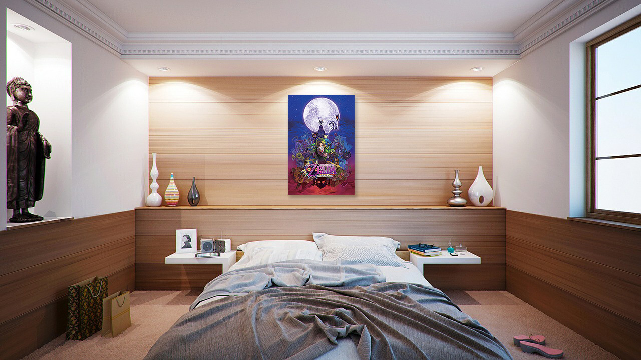 The Legend Of Zelda: Majora’s Mask – Gaming Poster (Link) (Size: 24″ x 36″)