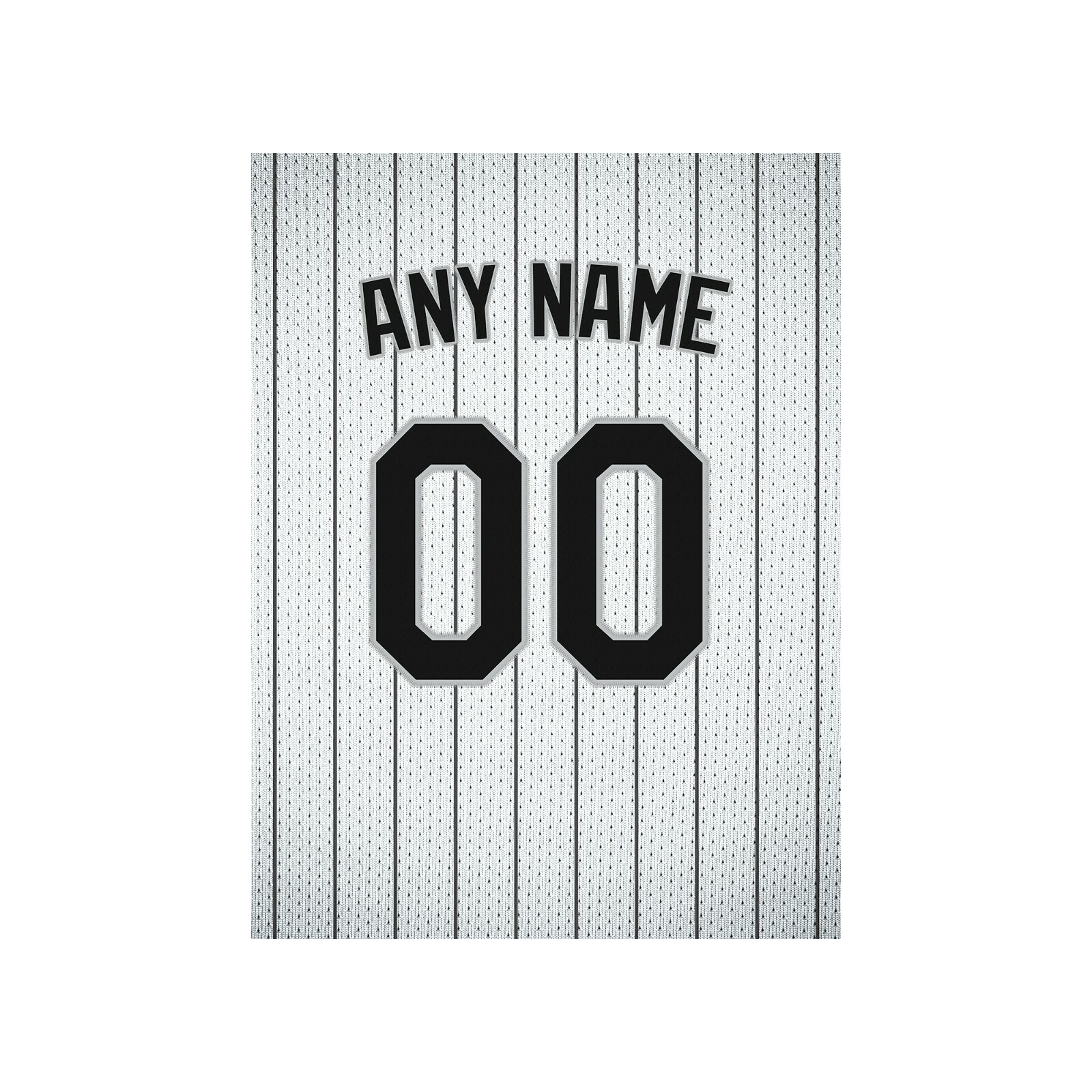 Chicago White Sox Jersey Print-Personalized Any NAME & NUMBER