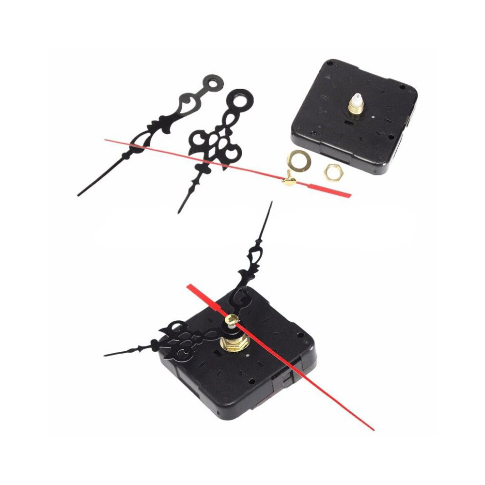 Clock Quartz Movement Mechanism Long Spindle Hand Wall Repair Parts