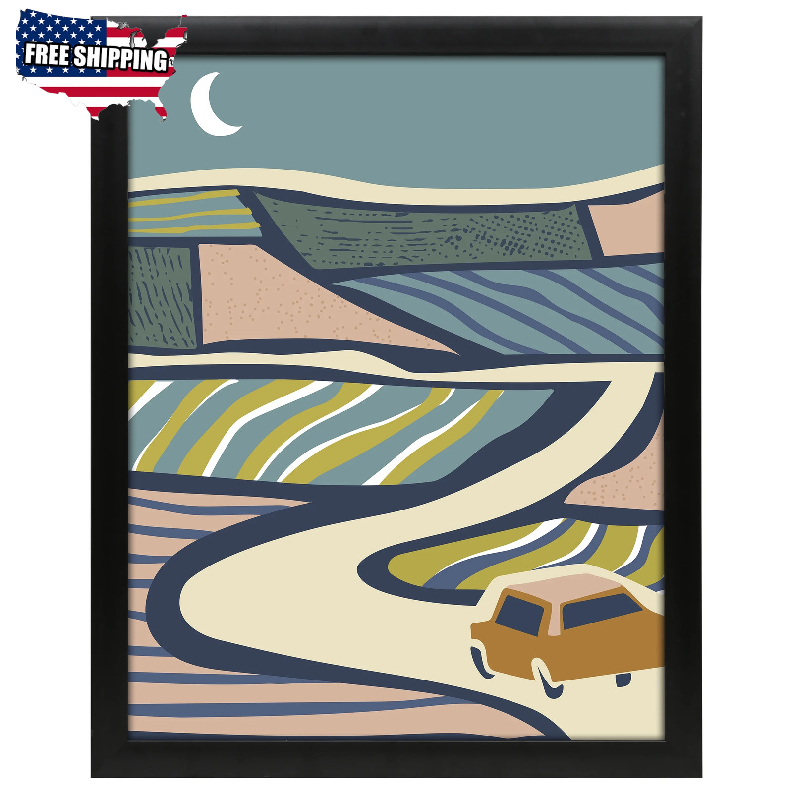 24 X 36 Black Poster Frame – Picture Frame for Art and Photos 💪👌