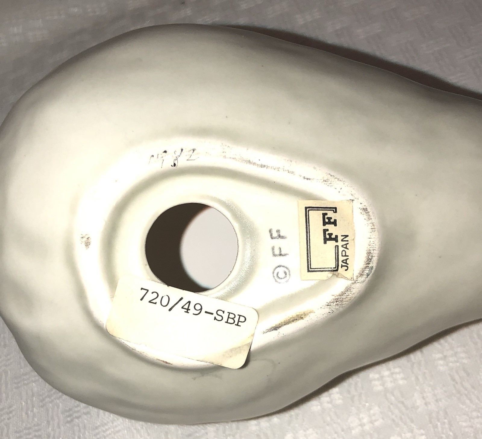 Decorative Ceramic Pear Smooth Glossy Home Decor Marked 720/49SBP FF Japan