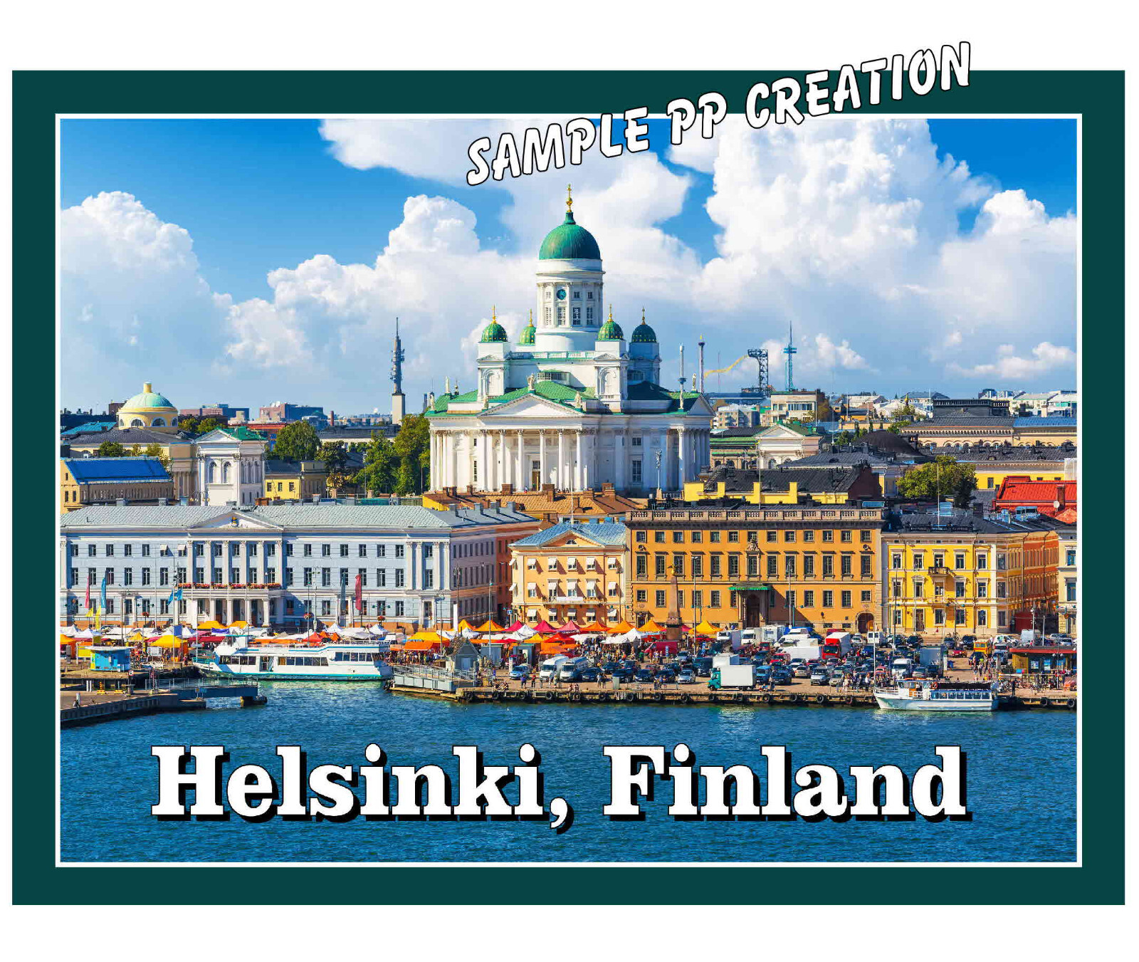 HELSINKI, FINLAND photo fridge MAGNET 4 X 3 inches TRAVEL
