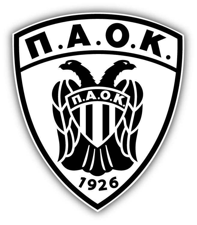 PAOK FC Greece Soccer Football Car Bumper Sticker Decal 4” x 5”