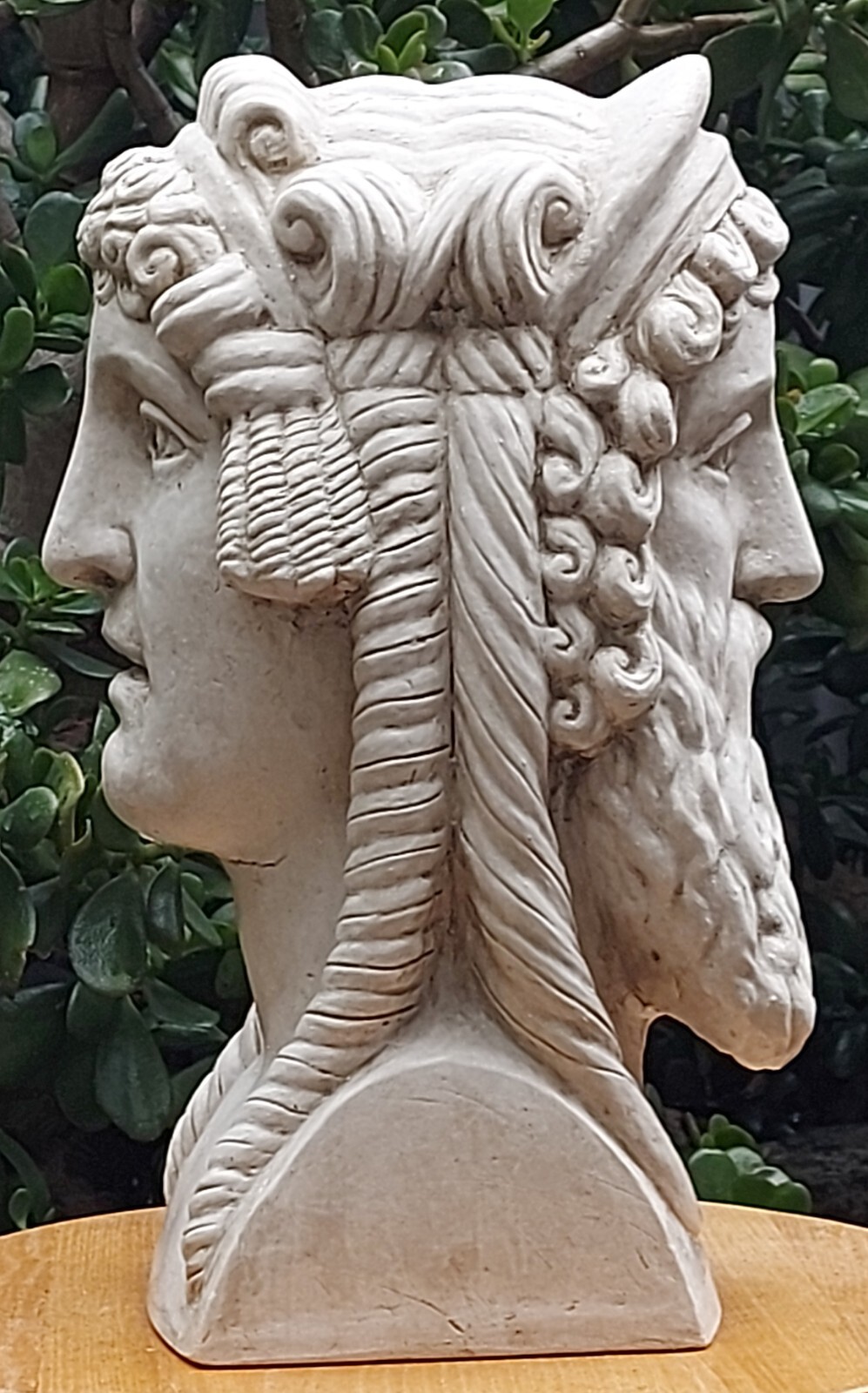 Janus Roman Italian Sculpture Two Faced Mythology God Of Beginning And End 35cm