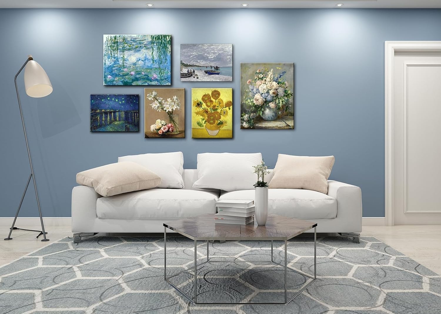 Elegant Spring Bouquet Canvas Print – Renoir 12×16 Floral Art for All Occasions