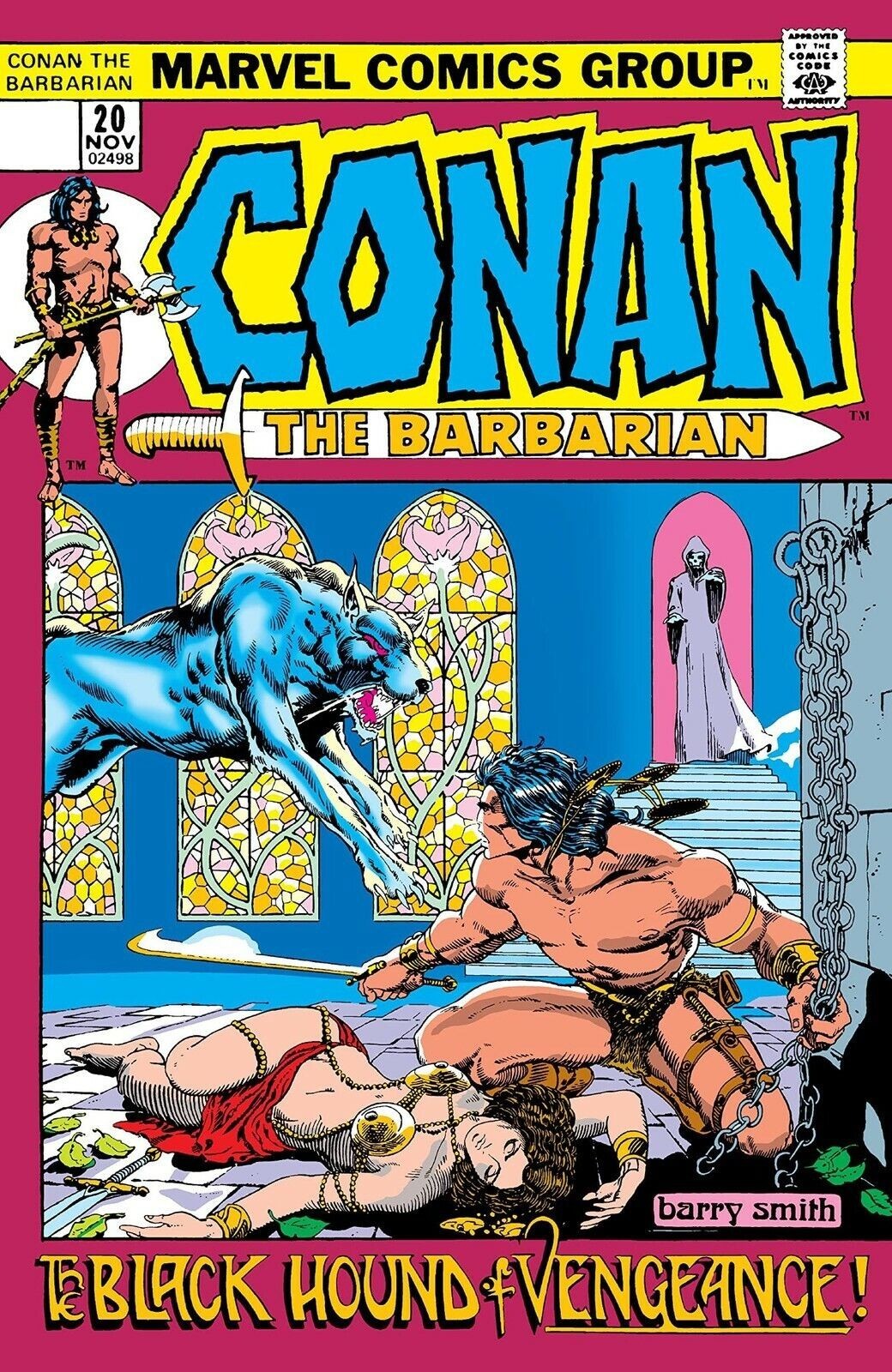 CONAN THE BARBARIAN #20 COMIC BOOK COVER Poster print 11″x17″ inches