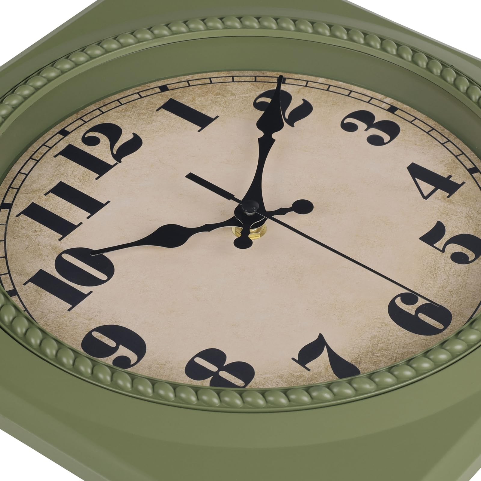 Vintage Wall Clock 1950s Style Retro 50’s Mid Century Square Battery Operated