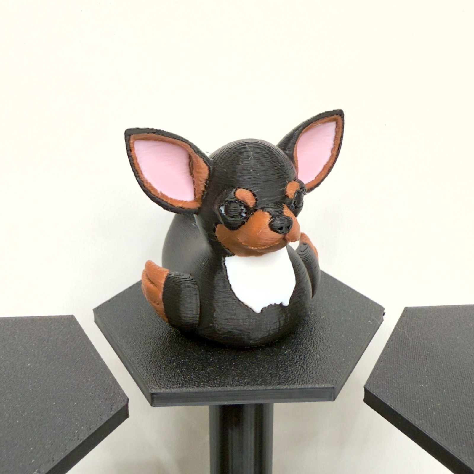 Chihuahua Duck | White Black Tan Brown Mix | Jeep Duck | Cruise Décor | 3D Print