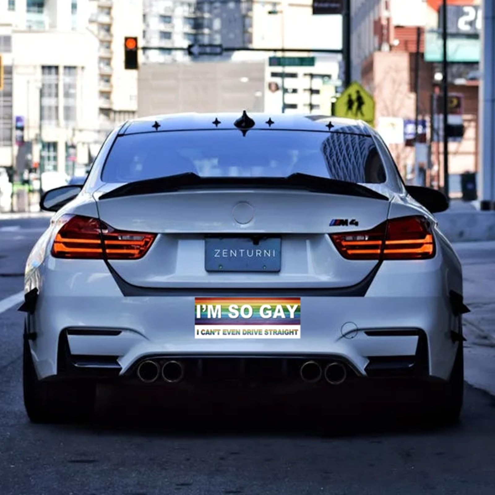 10-Pack LGBT Magnetic Bumper Stickers for Cars Computers Motorcycles