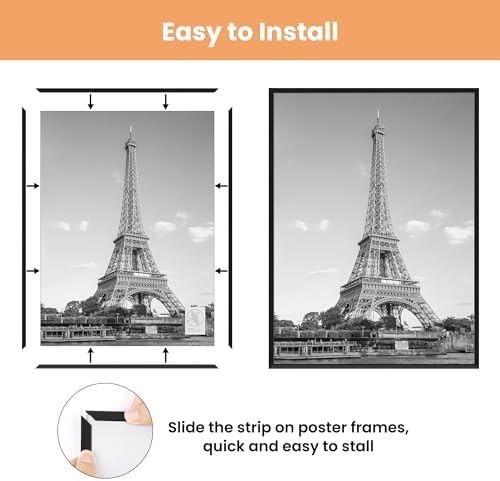 11X17 Picture Frame Black 1 or 3 Pack 11 X 17 Frame Horizontal or Vertical Wall