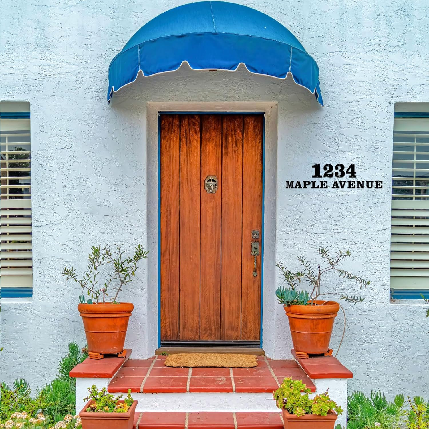 3 Inch Metal House Numbers, House Address Letters and Numbers for outside Signs,