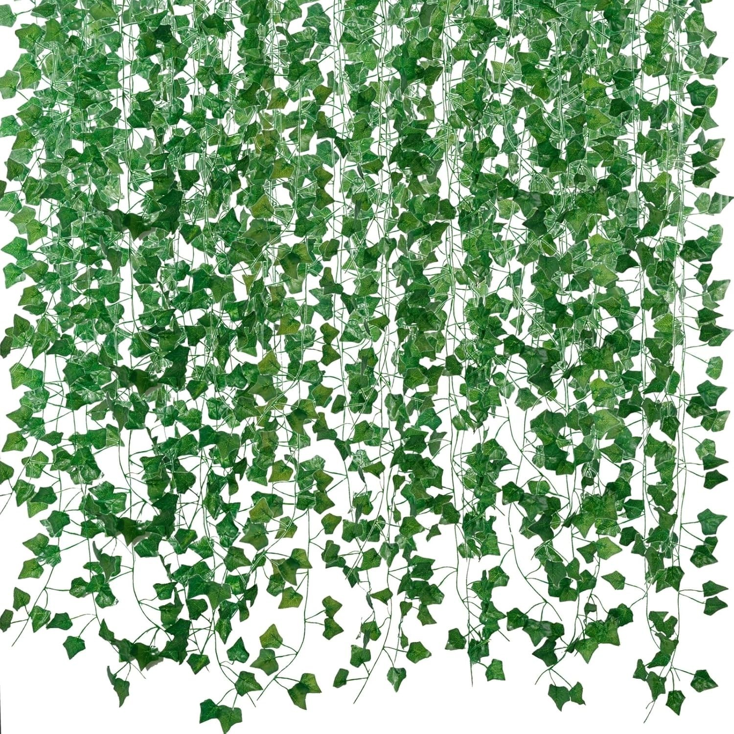 12 Pack Fake Ivy Vines – 84 Feet of Lifelike Hanging Greenery for All Occasions