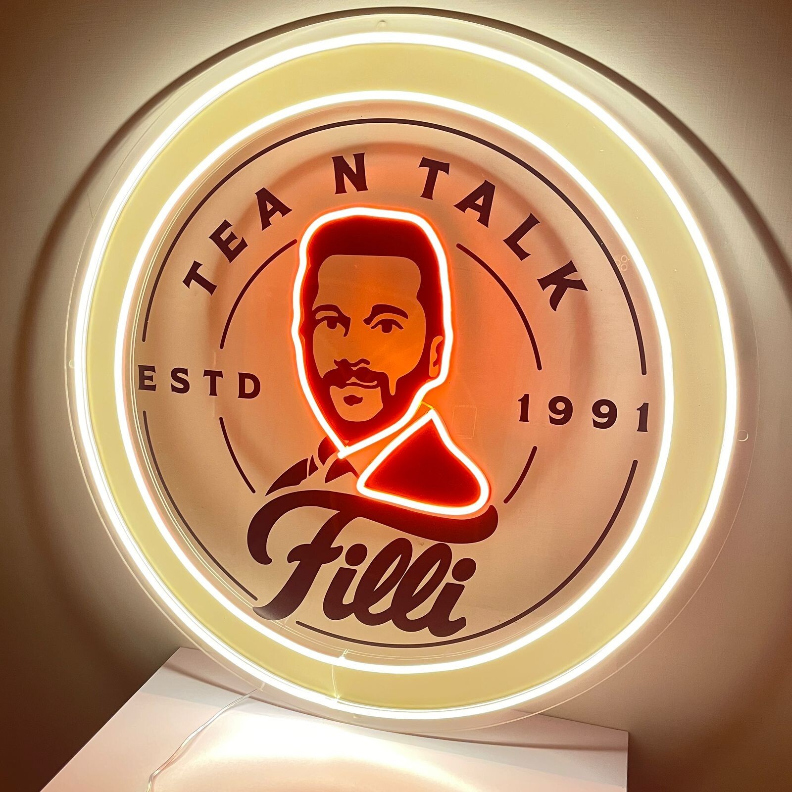 Custom Business Logo Neon Sign Personalized LED Wall Decor | Storefront Branding