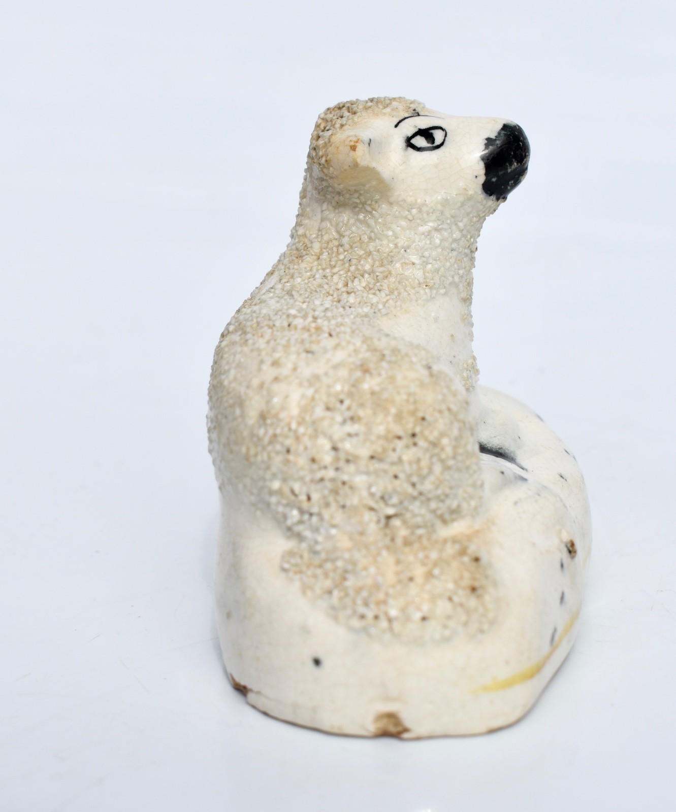 Antique Staffordshire SHEEP Figurine – Textured (no1)