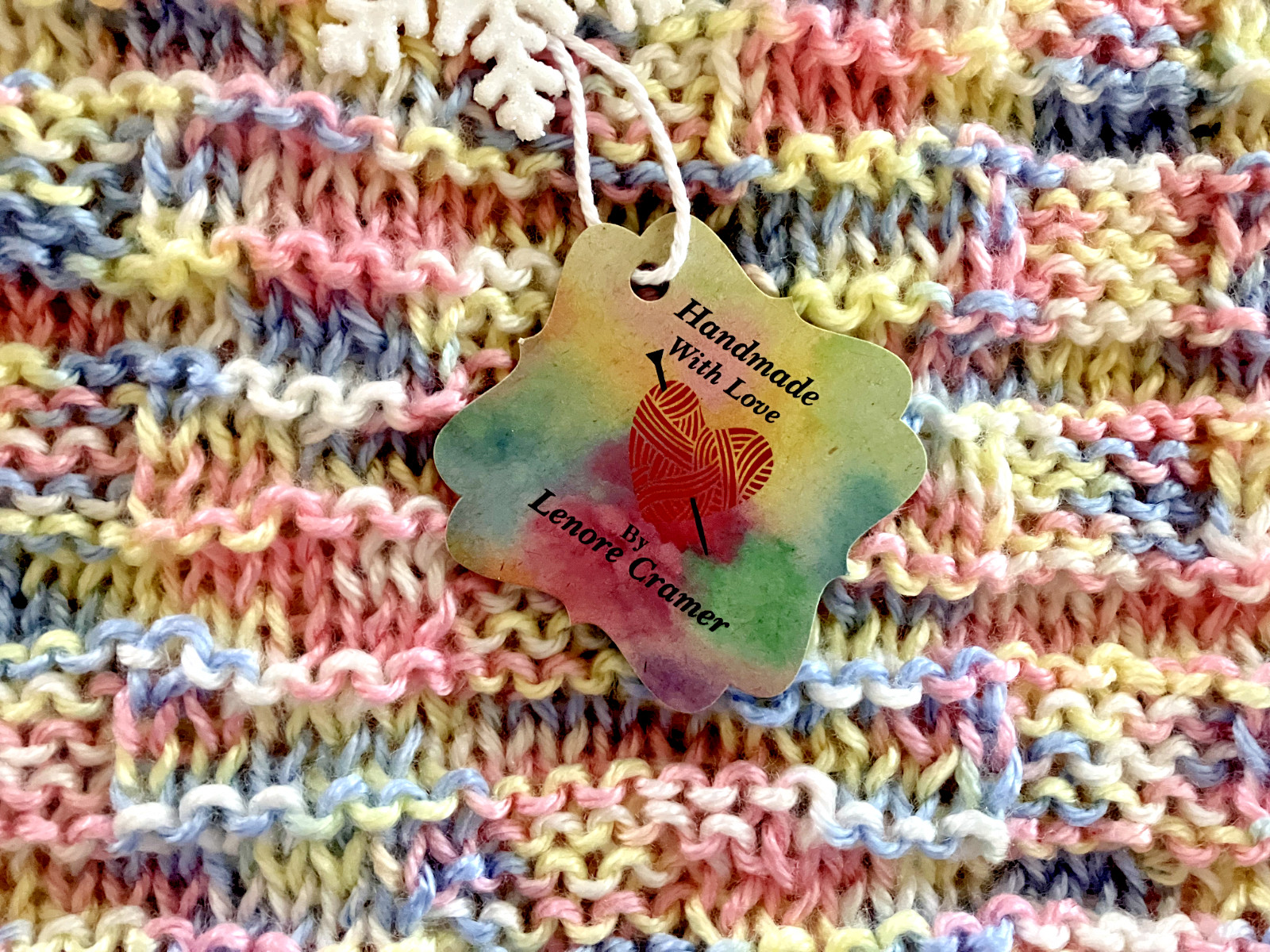 BRIGHT PASTEL BABY BLANKET, UNISEX, CRIB SIZE, 100% ACRYLIC, WASHABLE/DRYABLE,