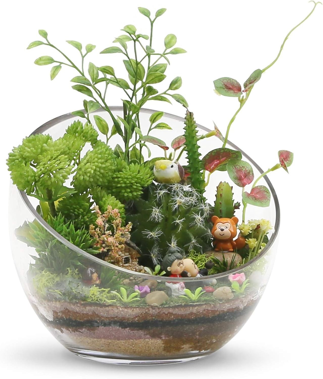 Stylish Slant Cut Glass Bowl – Perfect for Home Decor & Gift for All Occasions