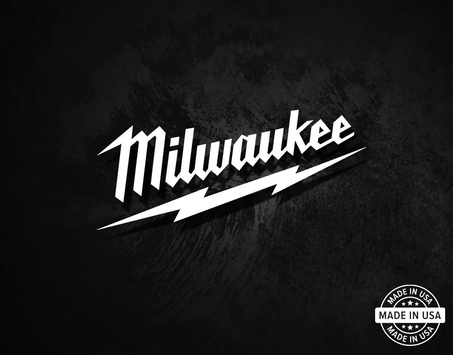 Milwaukee Tool Decal, Vinyl Die Cut Window Sticker, 100% Made In USA