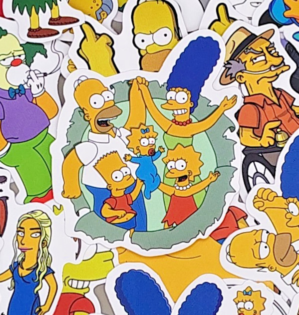 50pc Stickers Lot 90s Cartoon TV Animated Sitcom Vinyl Decals NEW – FREE SHIP